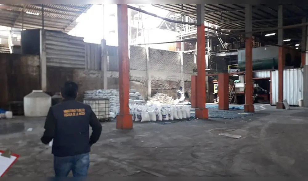 Intervención en Azucarera Chucarapi permitió a los fiscales encontrar una serie de indicios. Foto: Ministerio Público