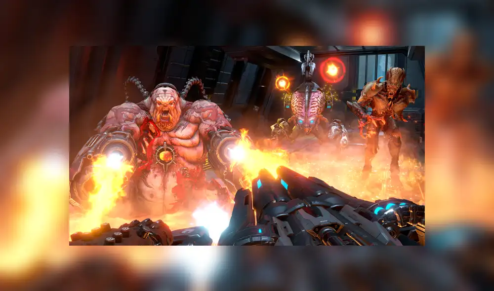 Id Software muestra nuevo gameplay de DOOM Eternal en Quakecon 2019.