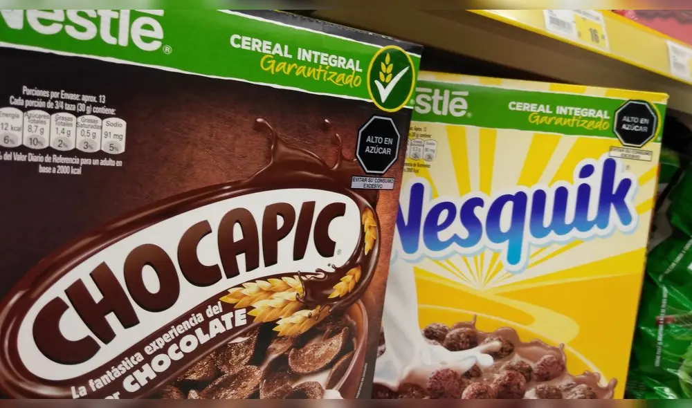 Diversos productos muestran etiquetado octogonal [FOTOS]