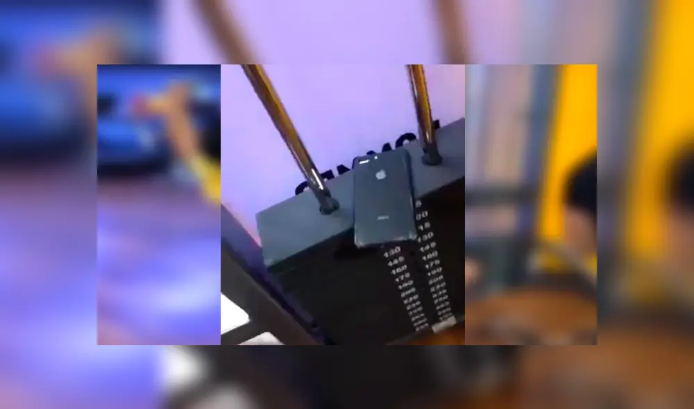 En Facebook, un entrenador le quitó el celular a un joven para colocarlo en una máquina del gimnasio, pero terminó en un terrible incidente.