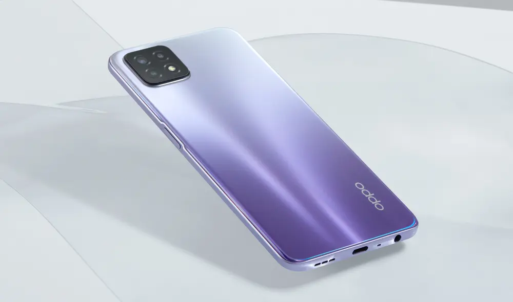 Diseño con acabado reflectivo. Foto: Oppo Diseño con acabado reflectivo. Foto: Oppo