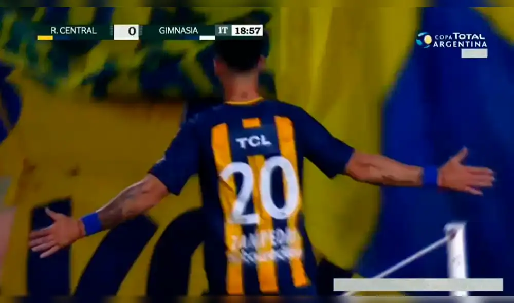 Rosario Central vs Gimnasia: Zampedri puso el 1-0 en el área chica [VIDEO]