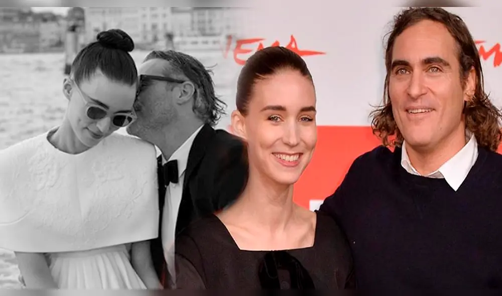 La historia de amor de Joaquin Phoenix y Rooney Mara, cómo se conocieron los actores que esperan a su primer hijo