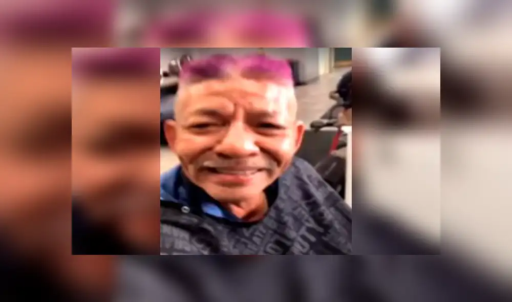 Un hombre tuvo una peculiar reacción al enterarse que le habían pintado el cabello sin su consentimiento. Un hombre tuvo una peculiar reacción al enterarse que le habían pintado el cabello sin su consentimiento.