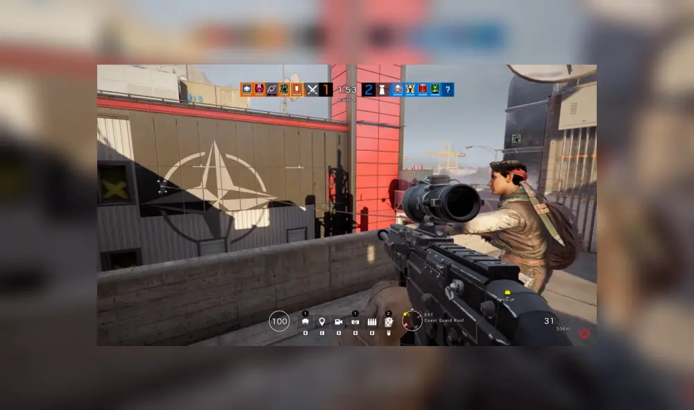 Así juega la operadora peruana Amaru en Rainbow Six Siege.