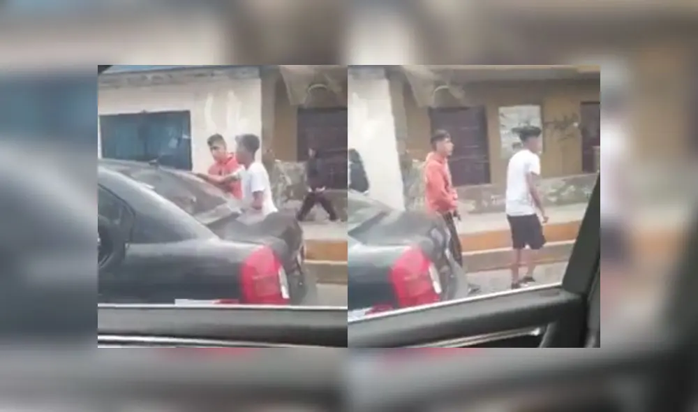 Delincuentes armados amenazan ay agreden a pasajeros para robarles. (Foto: Captura de video)