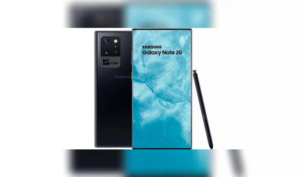 El Samsung Galaxy Note 20 tendrá biseles delgados y las dimensiones totales de la pantalla serán de 155.4 x 69.1 mm, lo que es exactamente una pantalla de 6.7 ".