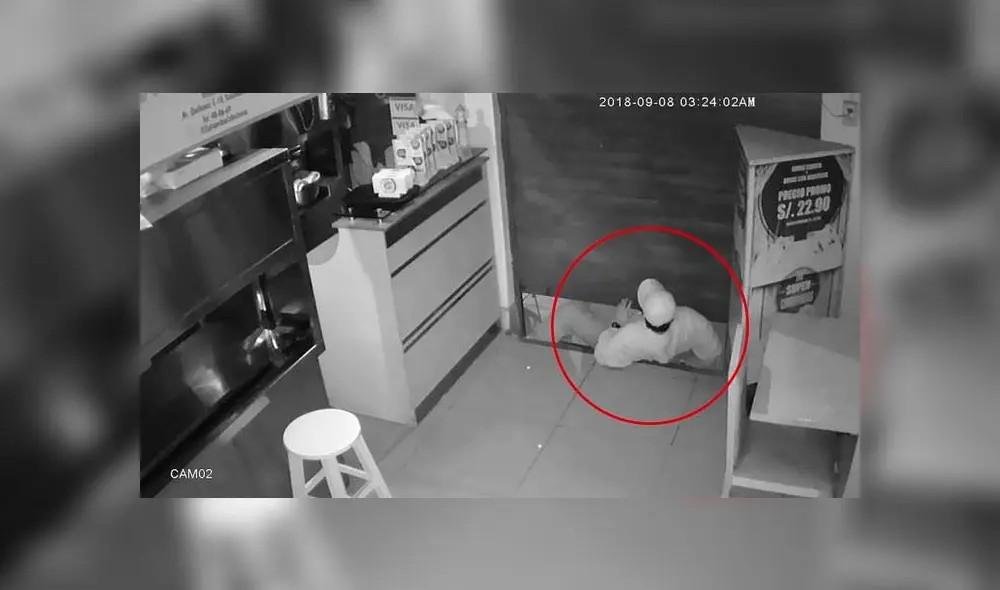 Video capta momento exacto de robo a cevichería en Arequipa [VIDEO]