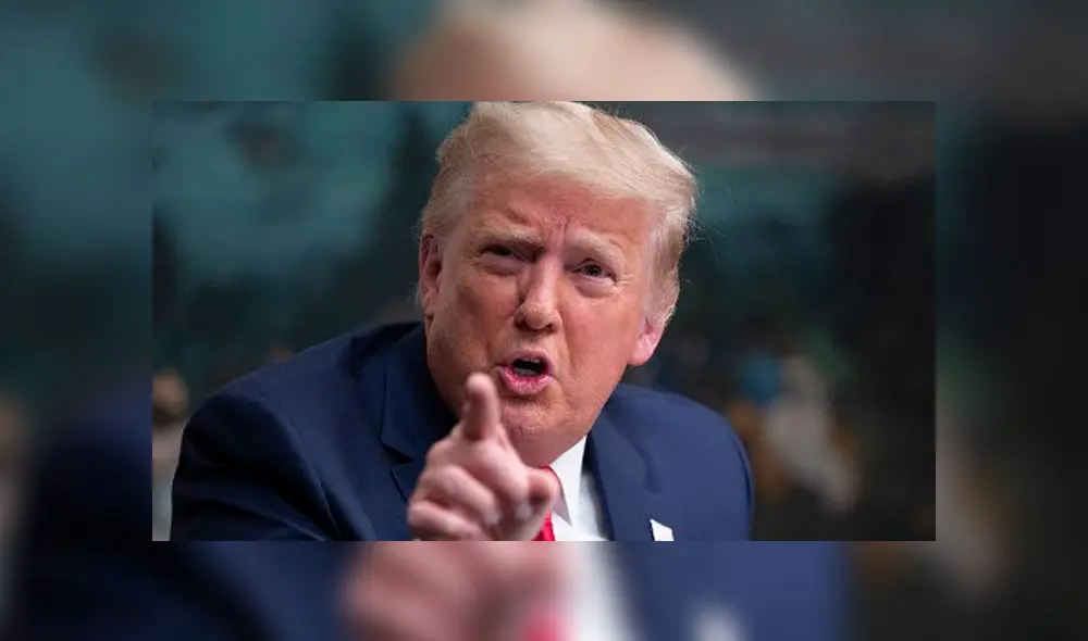 Donald Trump compartió el video de la consulta de Joe Biden en sus redes sociales. Foto: AFP