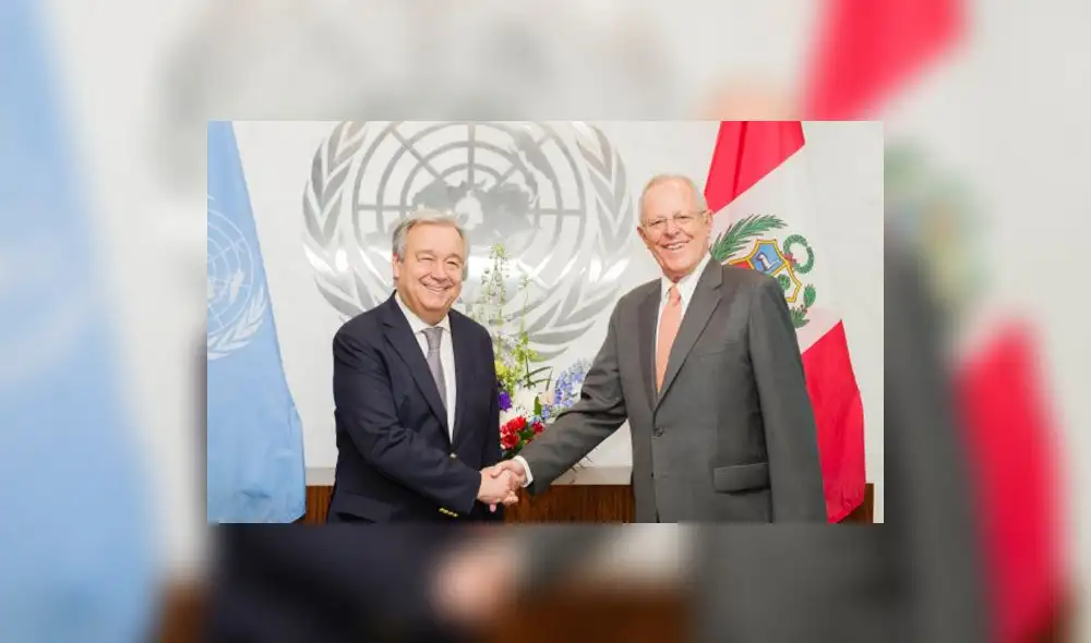 PPK se reunió con Antonio Guterres, secretario general de la ONU | VIDEO