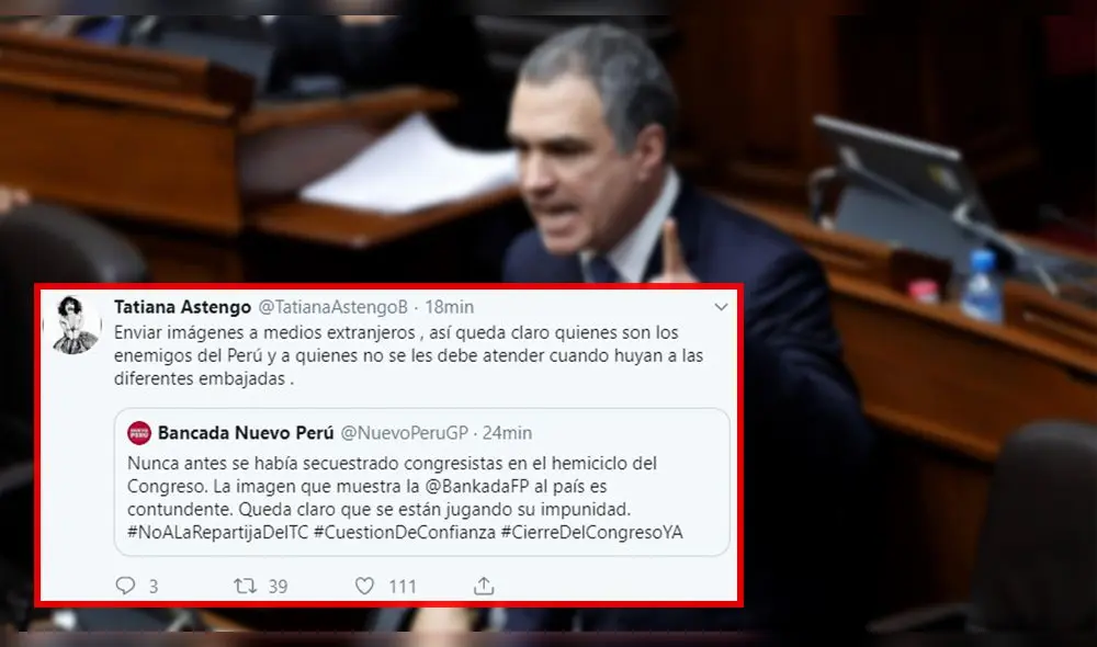 Artistas critican a congresistas tras incidente con Salvador Del Solar Artistas critican a congresistas tras incidente con Salvador Del Solar
