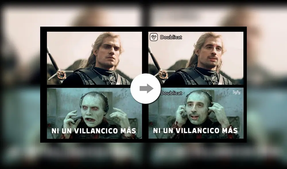 Lógralo con esta dos divertidas apps. La primera "Doublicat" te permite insertar tu cara en conocidos memes.