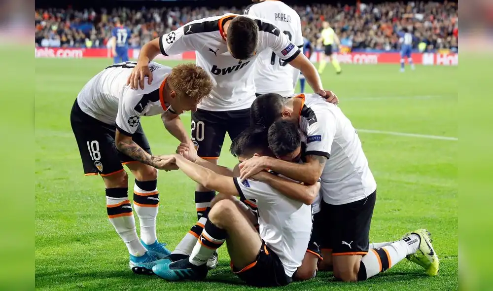 Valencia vs. Chelsea EN VIVO: empatan 1-1 desde Mestalla por la Champions League. Foto: EFE.