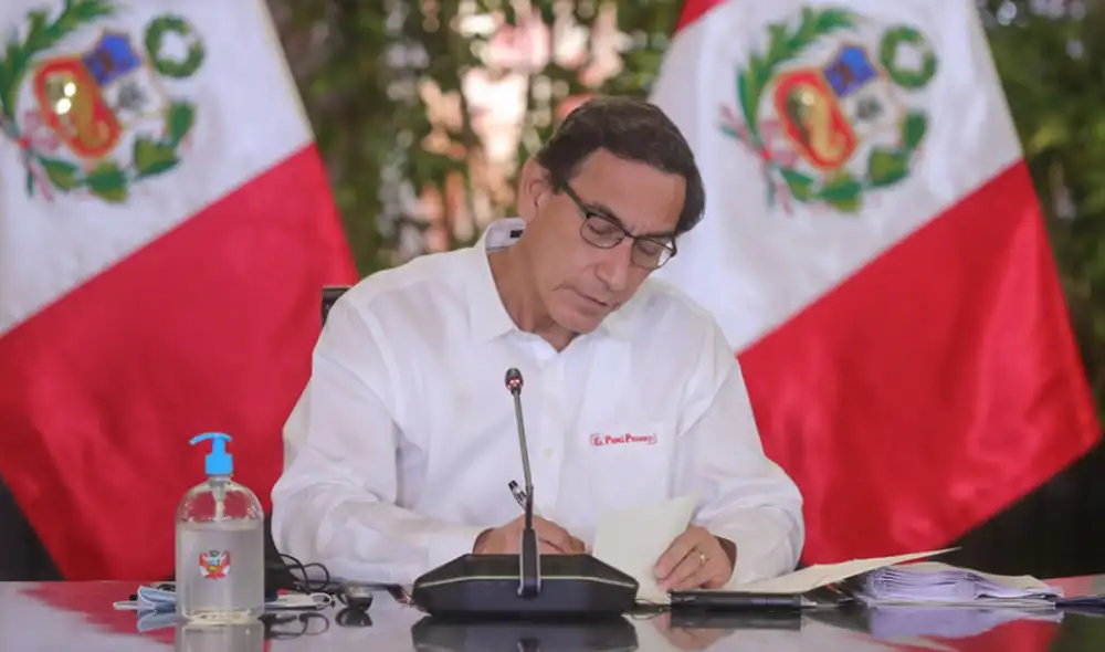 Martín Vizcarra resaltó que la norma de financiamiento de partidos es necesaria para la reforma política. Foto: Presidencia. Martín Vizcarra resaltó que la norma de financiamiento de partidos es necesaria para la reforma política. Foto: Presidencia.