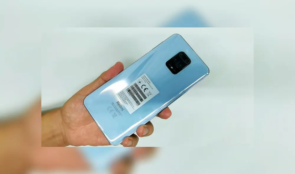 El Redmi Note 9 Pro de Xiaomi está cubierto con Gorila Glass5 y está hecho de cristal. Foto: Daniel Robles