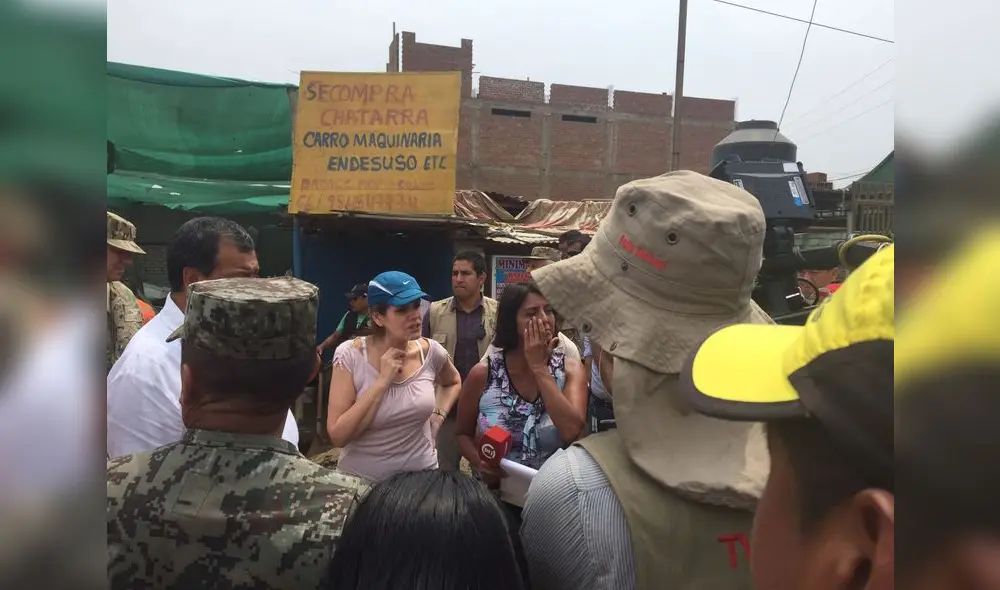 El Huaycoloro amenaza otra vez a vecinos de Campoy y Zárate 