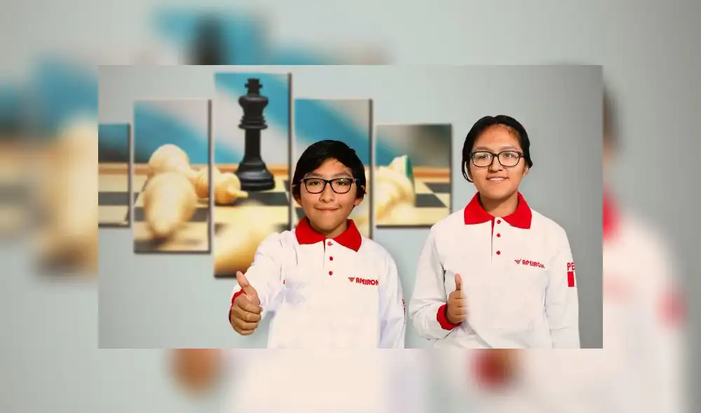 Jóvenes peruanos ganan medalla de oro en Panamericano de ajedrez