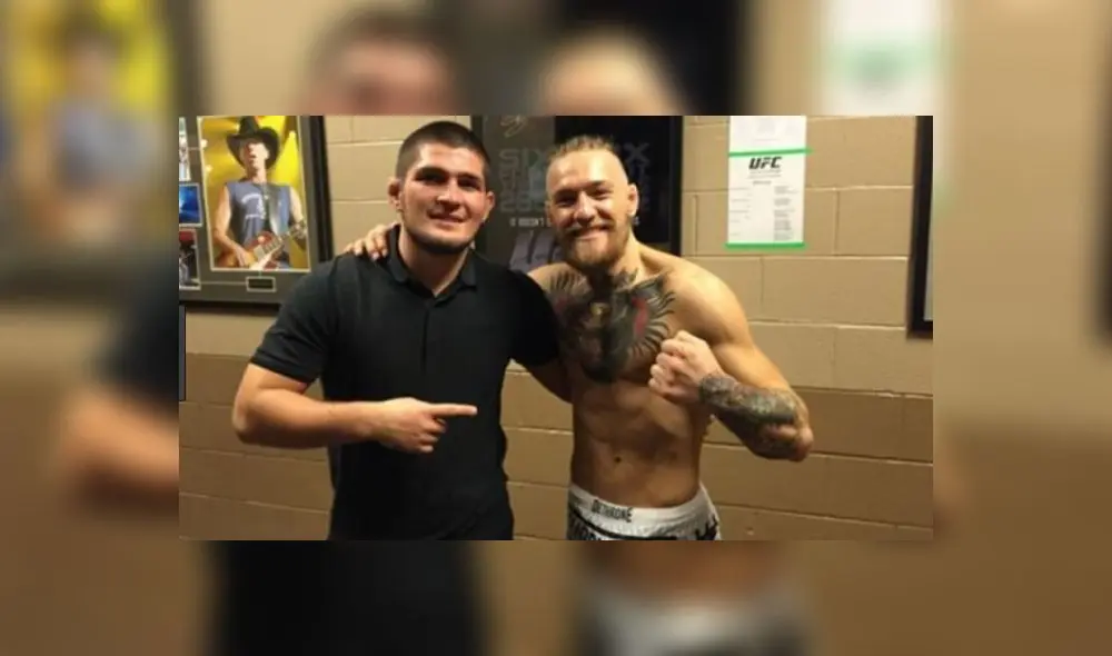 UFC: las condolencias de Conor McGregor por la muerte del padre de Khabib. Foto: Marca