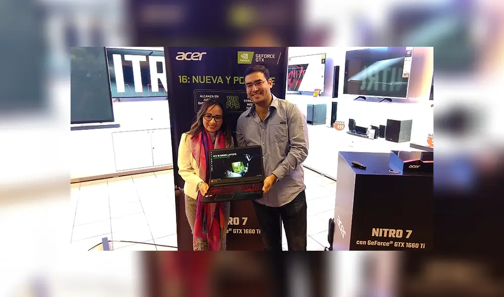 Becket Barrionuevo, gerente de producto de Acer Perú y Augusto Zapata, representante de NVIDIA. Becket Barrionuevo, gerente de producto de Acer Perú y Augusto Zapata, representante de NVIDIA.