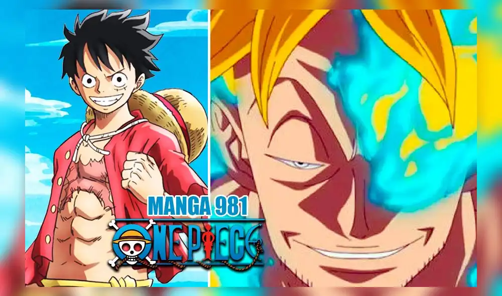 One Piece manga 981. Créditos: composición One Piece manga 981. Créditos: composición