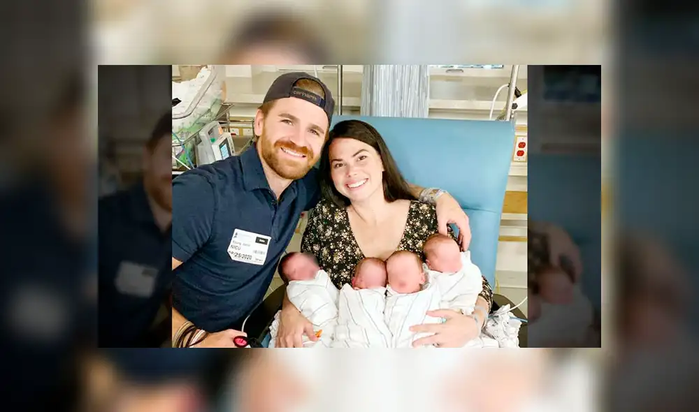 En tan solo tres años, la pareja de Pensilvania, Estados Unidos, pasó de tener 0 hijos a 9. Foto: Facebook / Maxime Plummer En tan solo tres años, la pareja de Pensilvania, Estados Unidos, pasó de tener 0 hijos a 9. Foto: Facebook / Maxime Plummer