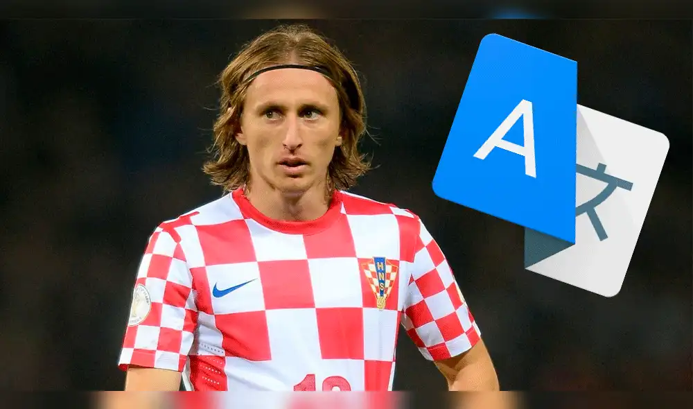Google Traductor: Confuso resultado al escribir "Luka Modric" en la app