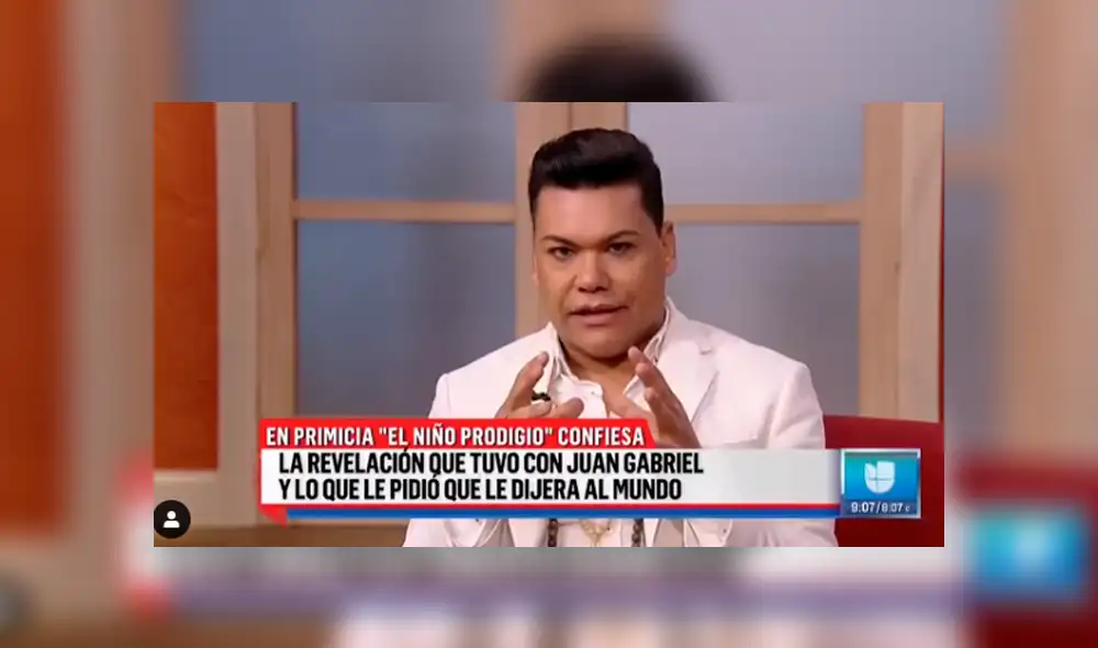 Hijo no reconocido de Juan Gabriel cuenta la inquietante revelación que le hizo el cantante [VIDEO]