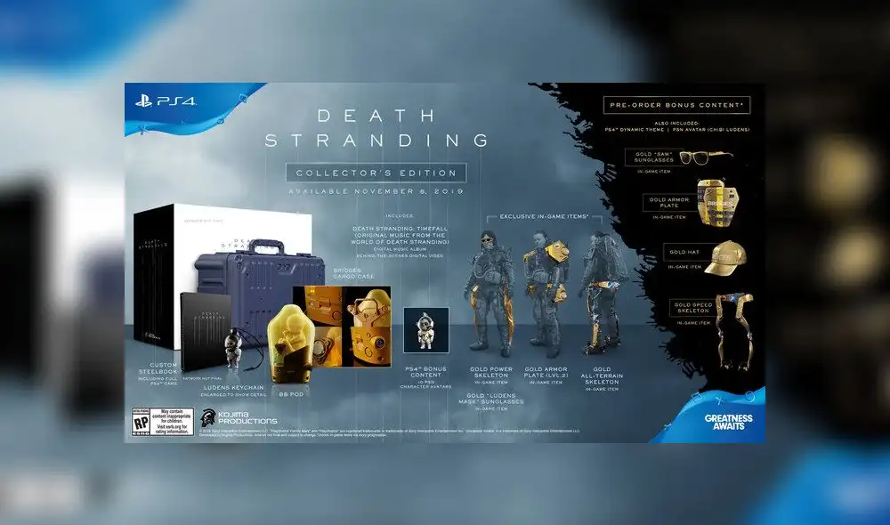Death Stranding: Edición de coleccionista incluirá un bebé en contenedor de tamaño real