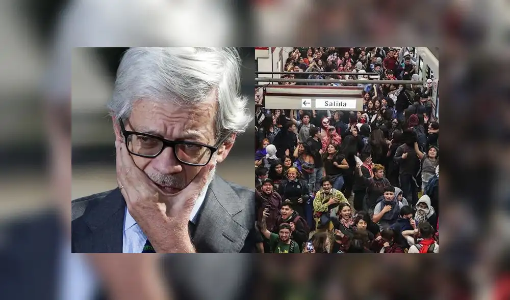 El ministro Fontaine se disculpó tras asegurar que los chilenos madruguen para pagar menos pasaje en el Metro. Foto: Difusión