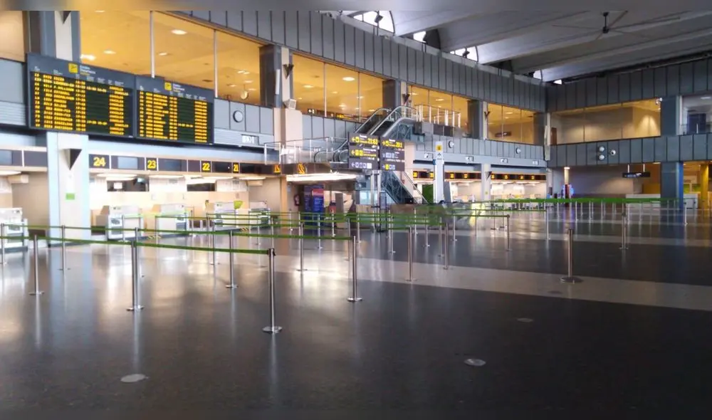 El sector turismo ha sido el más golpeado ya que muchos vuelos se han cancelado. (Foto: Twitter)