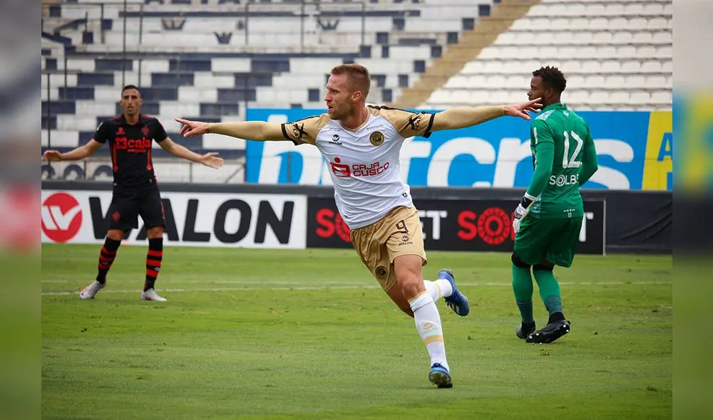 Danilo Carando le hizo dos goles a Melgar (Foto: Liga 1) Danilo Carando le hizo dos goles a Melgar (Foto: Liga 1)
