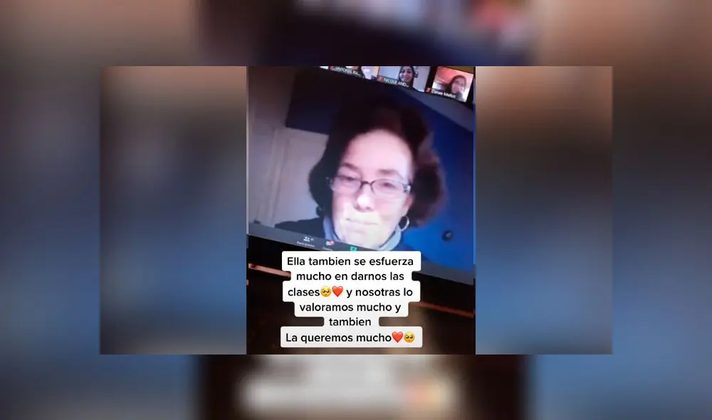 Desliza las imágenes para ver la emotiva reacción que tuvo una maestra al conocer a sus alumnos por videollamada. Foto: Karla Quezada/TikTok Desliza las imágenes para ver la emotiva reacción que tuvo una maestra al conocer a sus alumnos por videollamada. Foto: Karla Quezada/TikTok