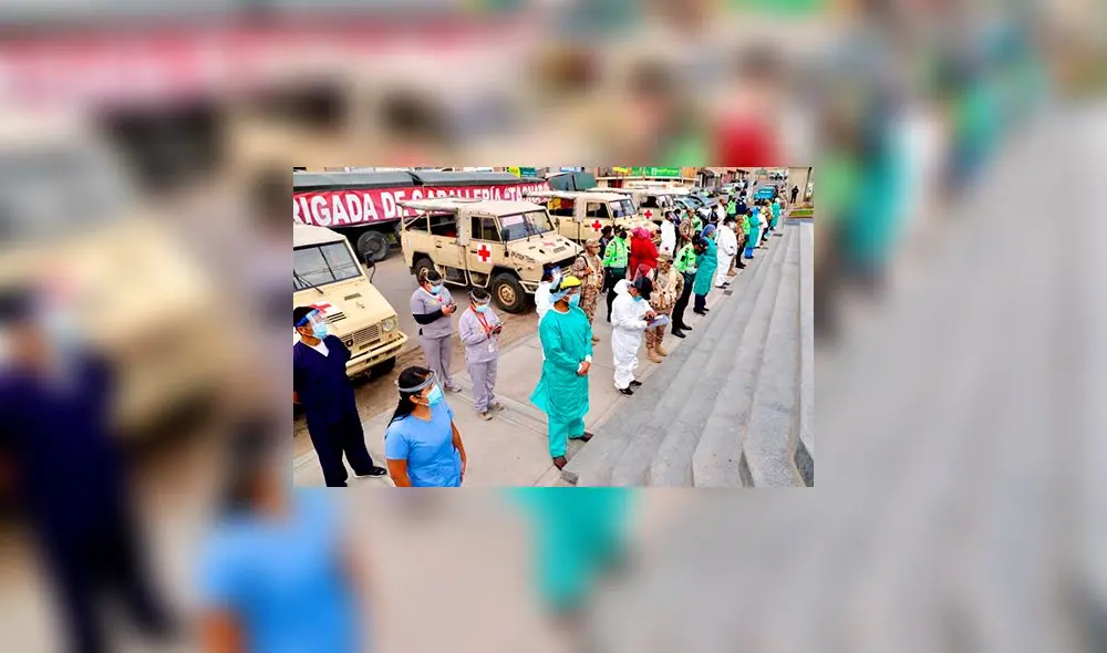 Personal que lucha contra el coronavirus en Alto de la Alianza en Tacna (Foto: Diresa) Personal que lucha contra el coronavirus en Alto de la Alianza en Tacna (Foto: Diresa)