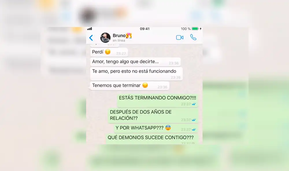 WhatsApp: Joven totalmente ebrio termina revelando oscuro secreto a su novia [FOTOS]