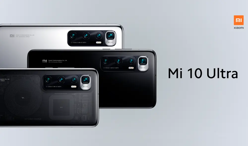Lanzamiento oficial del nuevo Xiaomi Mi 10 Ultra. | Foto: Xiaomi