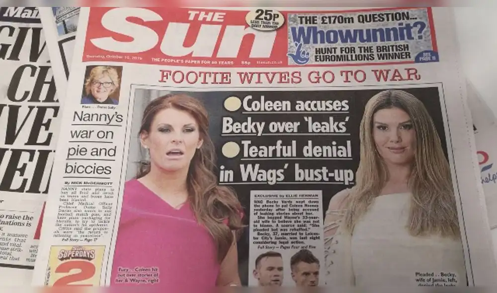 Pelea entre Coleen Rooney y Rebekah Vardy