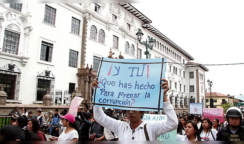 Universitarios en Cusco respaldan a juez Concepción y fiscal Pérez [VIDEO] 