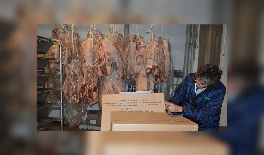 Mil kilos de carnes estuvieron a punto de ser vendidos en el supermercado argentino. (Foto: El Litoral)