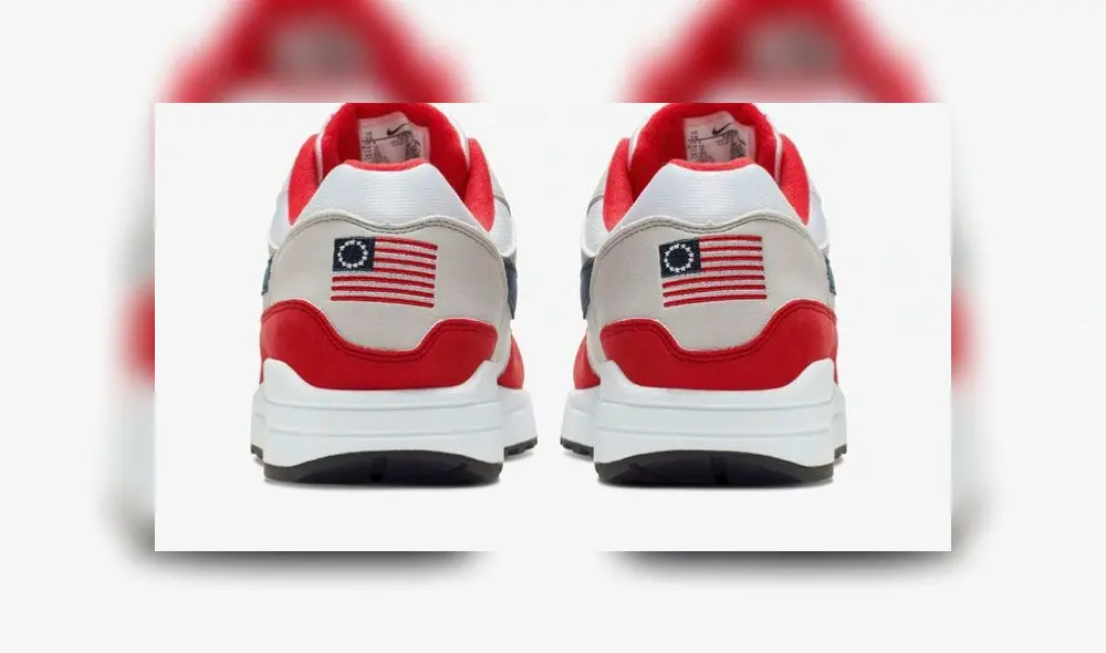 Nike "Betsy Ross". Foto: difusión. Nike "Betsy Ross". Foto: difusión.