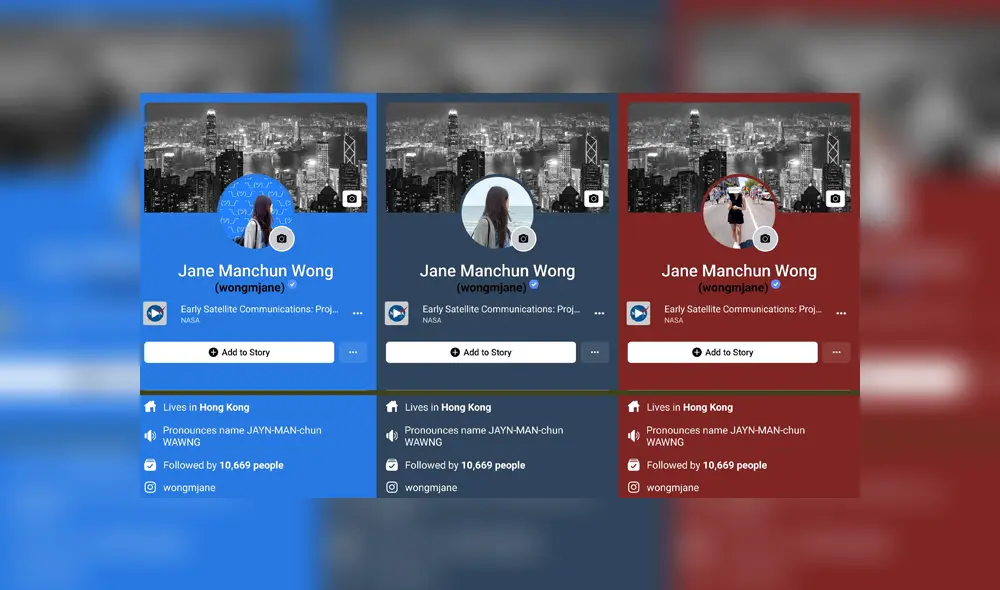 Inicialmente, los colores de fondo de Facebook se adaptaban a la foto de perfil. Inicialmente, los colores de fondo de Facebook se adaptaban a la foto de perfil.