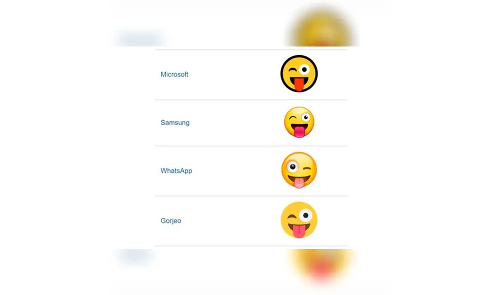 El emoji del guiño de cara transmite una sensación de diversión.