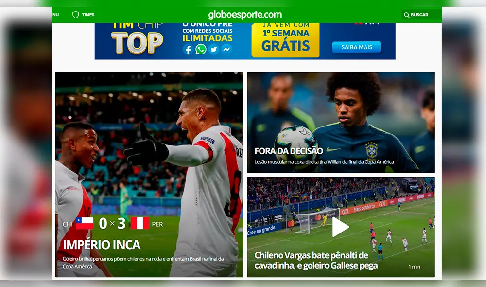 Así reaccionaron los medios internacionales tras la goleada de Perú a la selección chilena