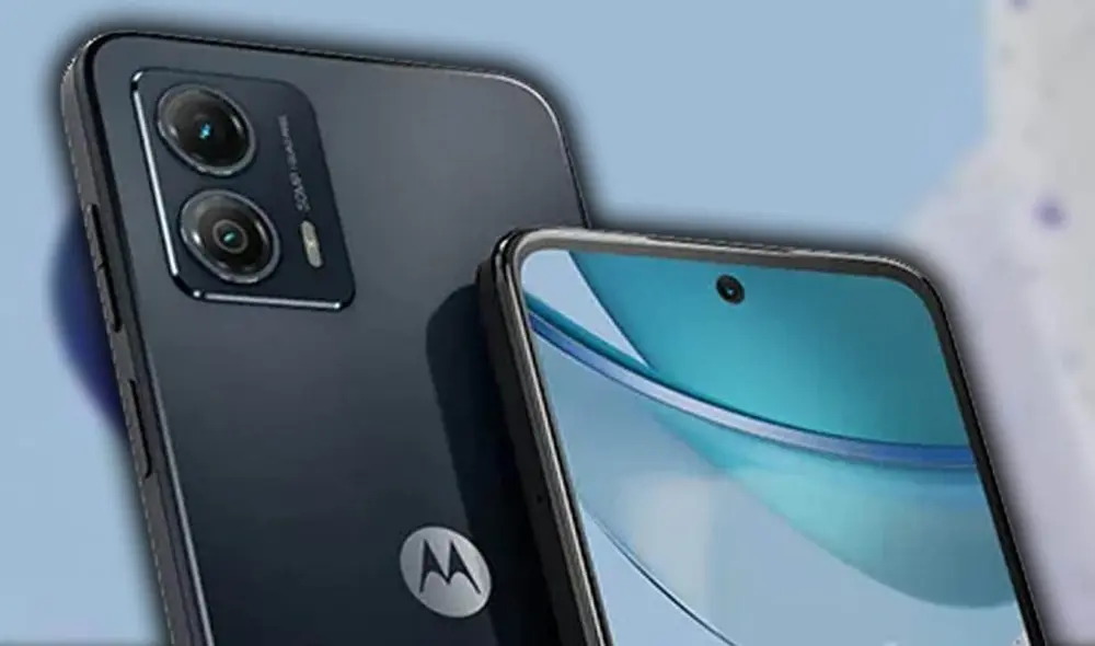 El Moto G13 tiene una parte trasera plana con un módulo de cámara rectangular. Foto: MySmartPrice