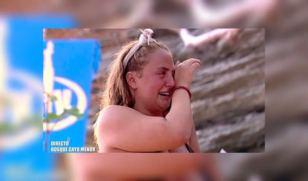 Tras leer esas líneas, Rocío Flores no pudo contener las lágrimas. (Foto: Telecinco) Tras leer esas líneas, Rocío Flores no pudo contener las lágrimas. (Foto: Telecinco)