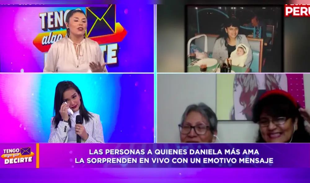 Daniela Darcourt llora en vivo al recordar su niñez y carencias económicas en Tengo algo que decirte