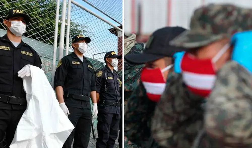 La cifra de policías y miembros de las FF.AA. contagiados continúa en aumento.