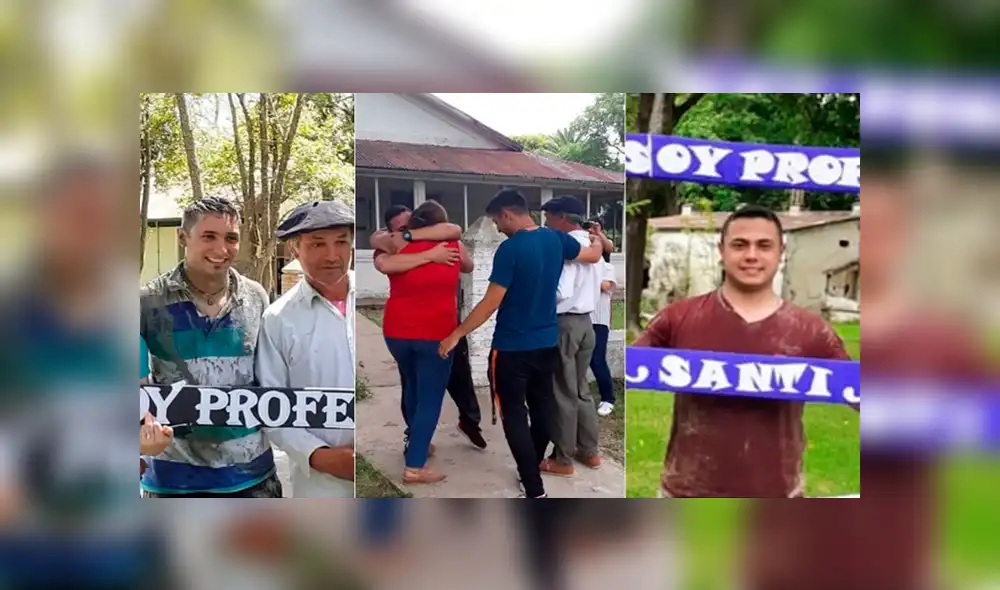No importó la inclemencia del clima ni la distancia de su hogar al centro de estudios, Arnaldo y Santiago no renunciaron a cumplir su meta de convertirse en educadores.