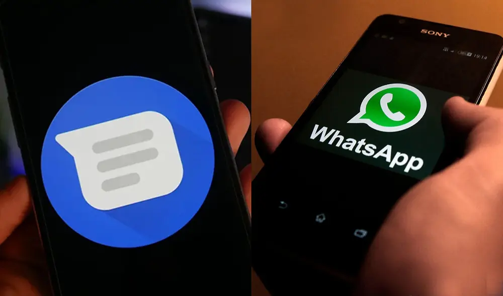 Google señala que las funciones de chat de esta app han mejorado notablemente con respecto a los SMS. Foto: composición LR
