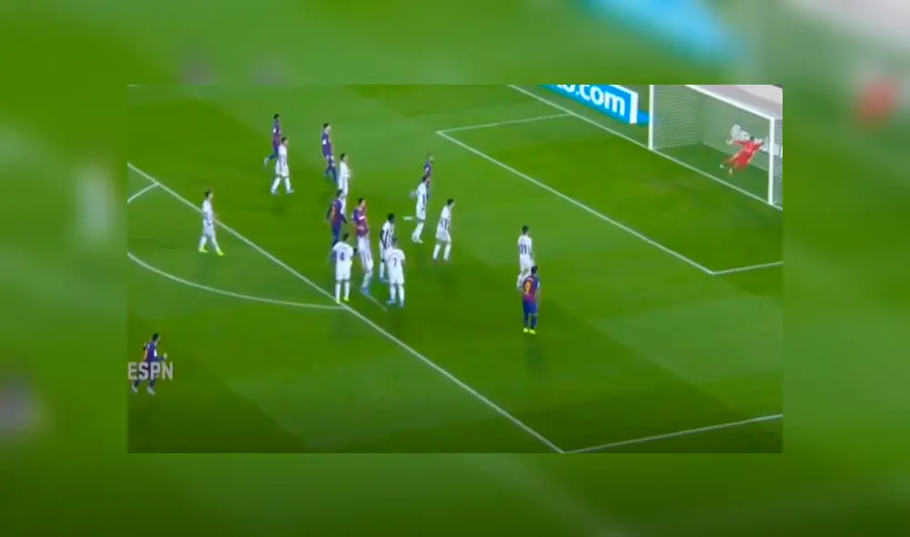 El argentino llegó a los 50 goles de tiro libre en su carrera. Créditos: Captura de tv