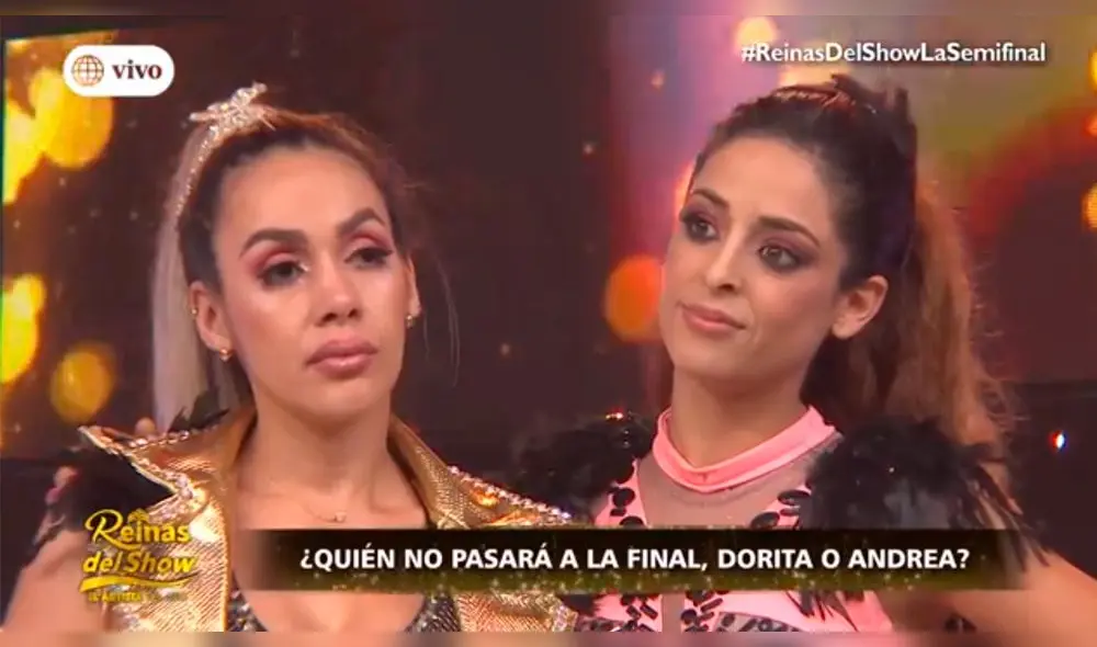 Andrea Luna confronta al jurado de “Reinas del show” tras ser eliminada [VIDEO]